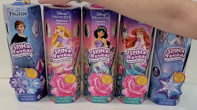 Disney Princess SPIN & REVEAL | ASMR Unboxing Complete Set Surprise Dolls Podrás emcontrar estas muñecas en el link de la descripción del video