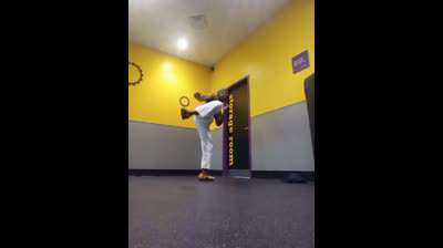 Taekwondo training