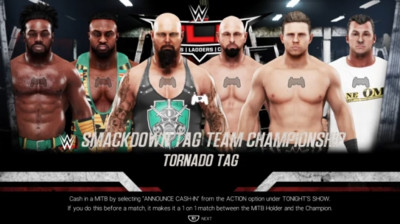 The New Day vs Luke Gallows & Karl Anderson vs The Miz & Shane McMahon (WWE 2K19)