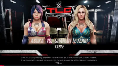 Asuka vs Charlotte Flair (WWE 2K19)
