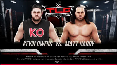Kevin Owens vs Matt Hardy (WWE 2K19)