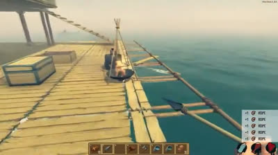 أقوى وأفضل لعبة raft survival  المتاحة حاليًا على الكمبيوترلاجهزة الضعيفة