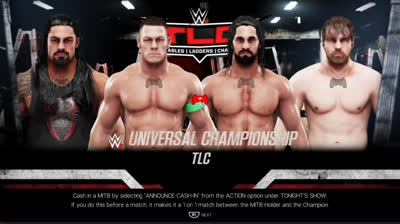 Dean Ambrose vs Seth Rollins vs John Cena vs Roman Reigns (WWE 2K19)