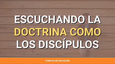 ️Escuchando la doctrina como los discípulos | Isaías 50:4-5