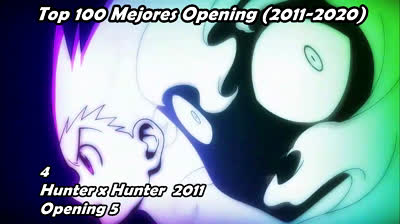 top 100 mejores openings de anime (2011-2020)
