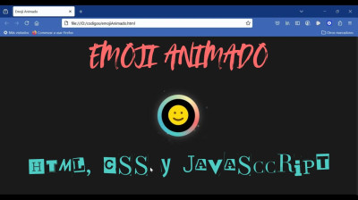 emoji animado CSS, animaciones CSS 2025, efectos conic gradient, partículas JavaScript, HTML CSS JS tutorial, efectos modernos web, diseño frontend creativo, tutorial animaciones CSS