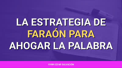️La estrategia de Faraón para ahogar la palabra | Éxodo 5
