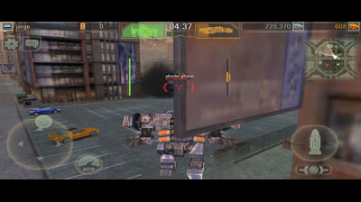 Jugando batallas de robots por segunda vez en el celular