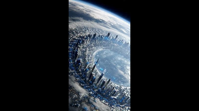 SPACE PLANET HABITED MACHINES