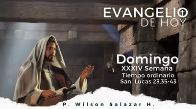 "Jesucristo Rey del universo, mi Rey. mi Señor por siempre" Padre Wilson Salazar