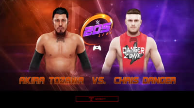 Akira Tozawa vs Chris Danger (WWE 2K19)