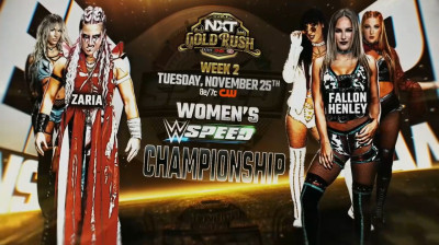 NXT Gold Rush _ Nov 25, 2025 - Zaria Vs Fallon Henley _WWE Speed Women's Championship Match