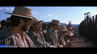 Três homens em conflito dublado