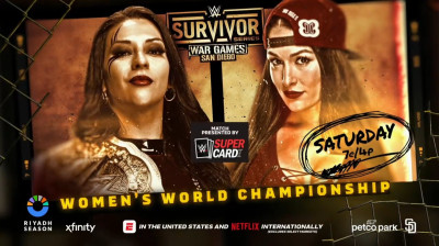 WWE Survivor Series - War Games _Nov 29, 2025 - Stephanie Vaquer Vs Nikki Bella _Women's World Championship Match