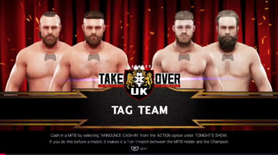 Gallus vs Mustache Mountain (WWE 2K19)
