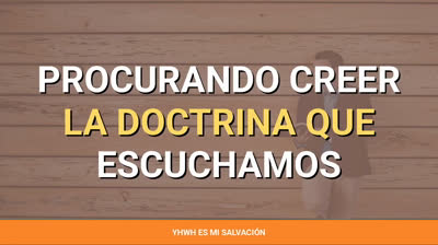 ️Procurando creer la doctrina que escuchamos | Juan 3:1-13