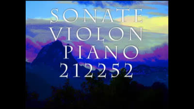 Sonate pour piano et violon 212252