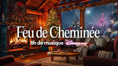 Feu de cheminée & salon chaleureux Playlist de Noël Disneyland Paris