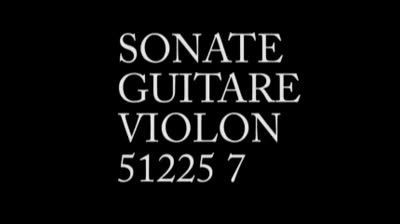 Sonate pour guitare et violon 512257