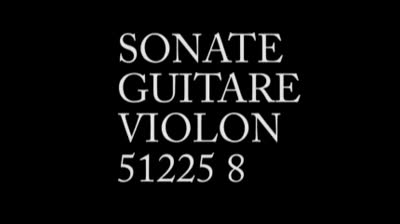 Sonate pour guitare et violon 512258