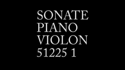 Sonate Pour piano et violon 512251