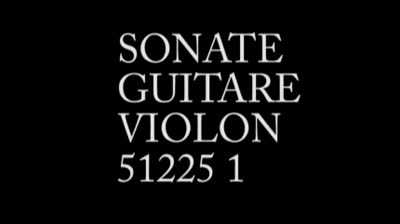 Sonate pour guitare et violon 512251
