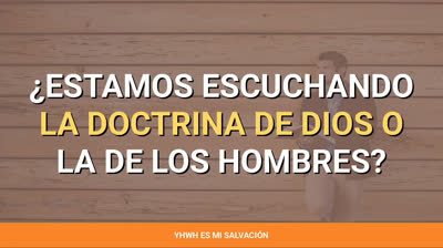 ️¿Estamos escuchando la doctrina de Dios o la de los hombres? | 1 Samuel 3