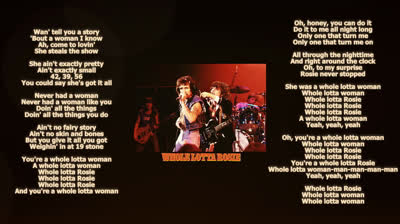 Whole Lotta Rosie (AC/DC) Loud Vocals