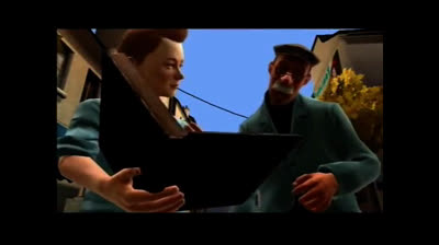 Tintin et le secret de la licorne : le marché aux puces