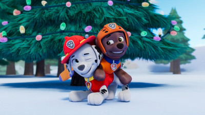Stockings By The Tree - Paw Patrol