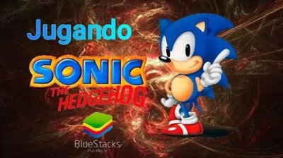 Jugando Sonic 1 en el Emulador de Bluestacks. Resubido de RamLoc Geims