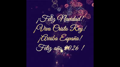 ¡ FelizNavidad ! ¡Viva Cristo Rey! ¡Arriba España! Feliz año 2026 ! Y a quien le joda que reviente!!