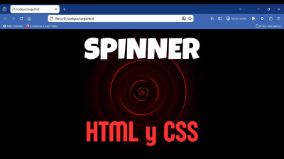Animación de carga con HTML y CSS - Web development
