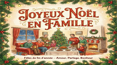 Un joyeux noël en famille