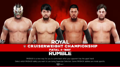 Drew Gulak vs Kalisto vs Akira Tozawa vs Hideo Itami (WWE 2K19)