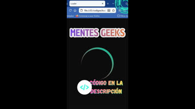Loader animado con HTML y CSS