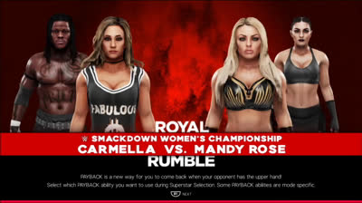 Mandy Rose vs Carmella (WWE 2K19)