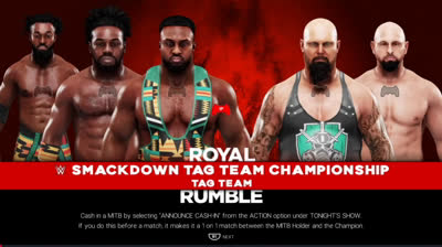Luke Gallows & Karl Anderson vs The New Day (WWE 2K19)