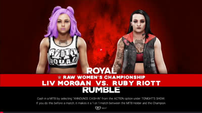 Ruby Riott vs Liv Morgan (WWE 2K19)
