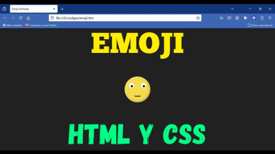 Crea un emoji animado con HTML y CSS - Web development