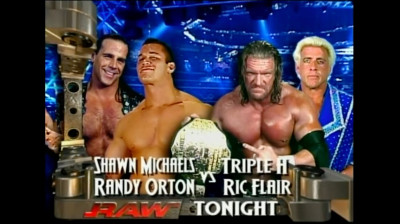 Shawn Michaels & Randy Orton vs Triple H & Ric Flair (Full Match)