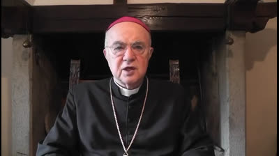 Arzobispo Carlo Maria Viganò: «Una élite subversiva ha logrado infiltrarse en los niveles más altos de las instituciones occidentales para implementar el plan criminal de la Agenda 2030. Las voces que denuncian este golpe están siendo silenciadas".