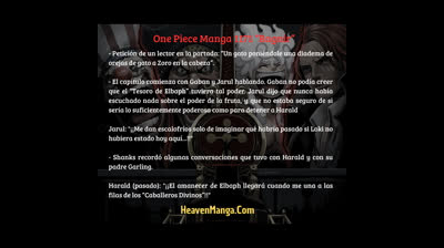 One Piece Manga 1171 Español