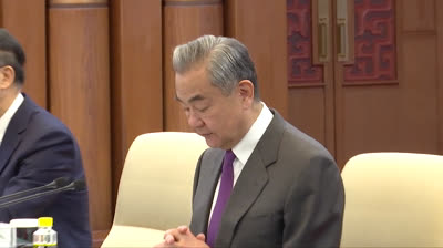 El Ministro de Relaciones Exteriores de China,