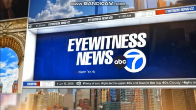 WABC Channel 7 Eyewitness News 12PM open - January 13, 2026